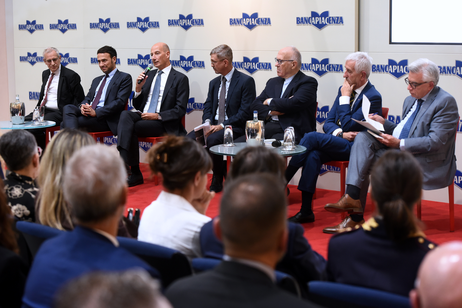 Da sinistra, Lottieri, Silenzi, Spaziani Testa, Ciapparoni, Magnaschi, Coppolino, Galba