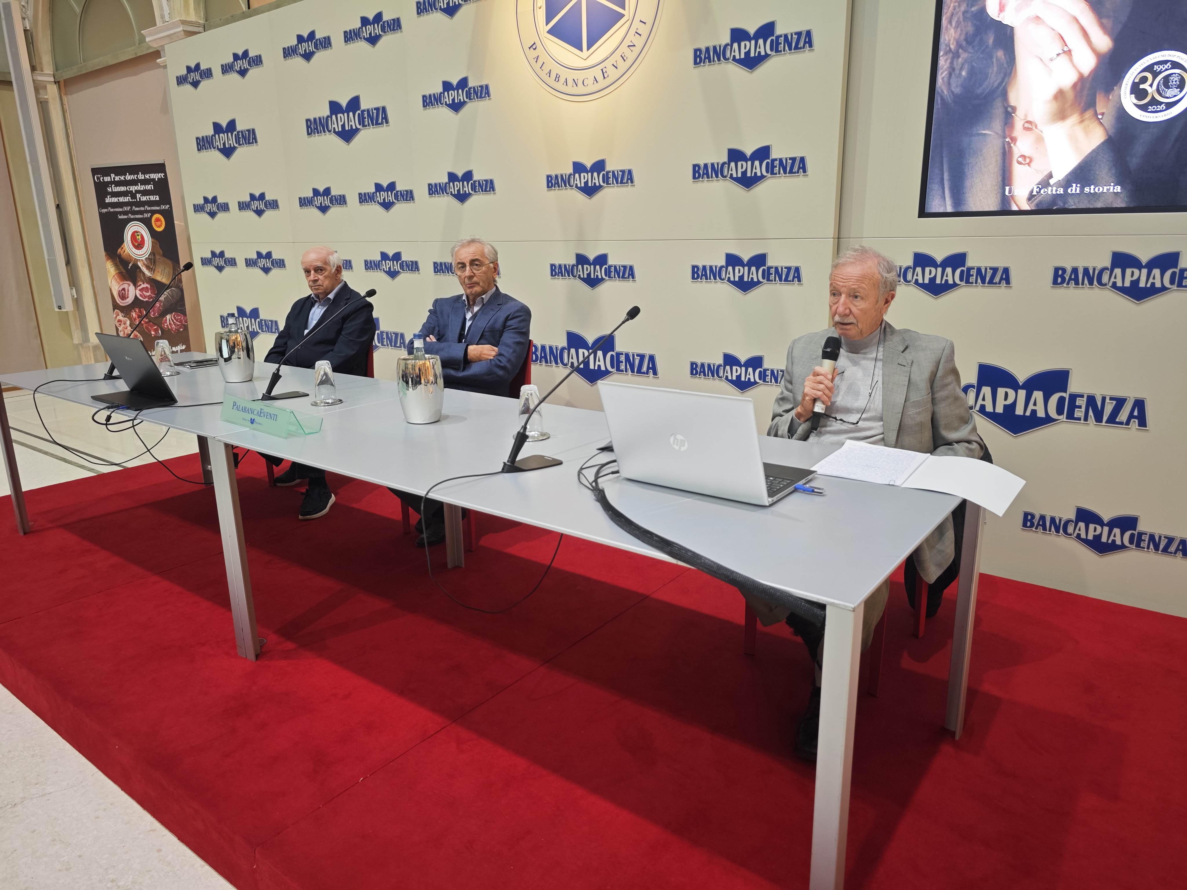 Da sinistra, Roberto Belli, Antonio Grossetti, Giuseppe Romagnoli