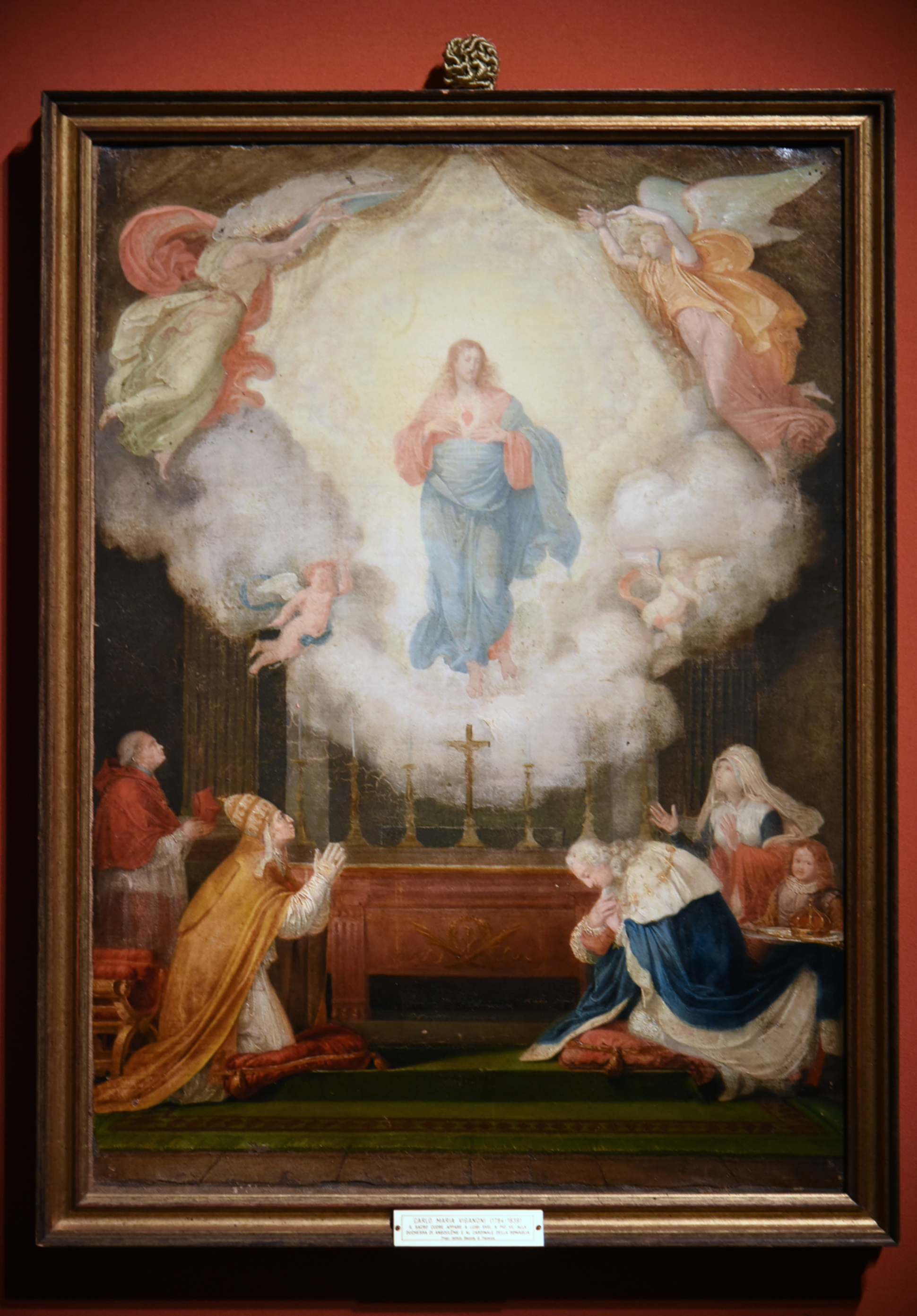 Il bozzetto dell'Adorazione del Sacro Cuore (Museo Gazzola)