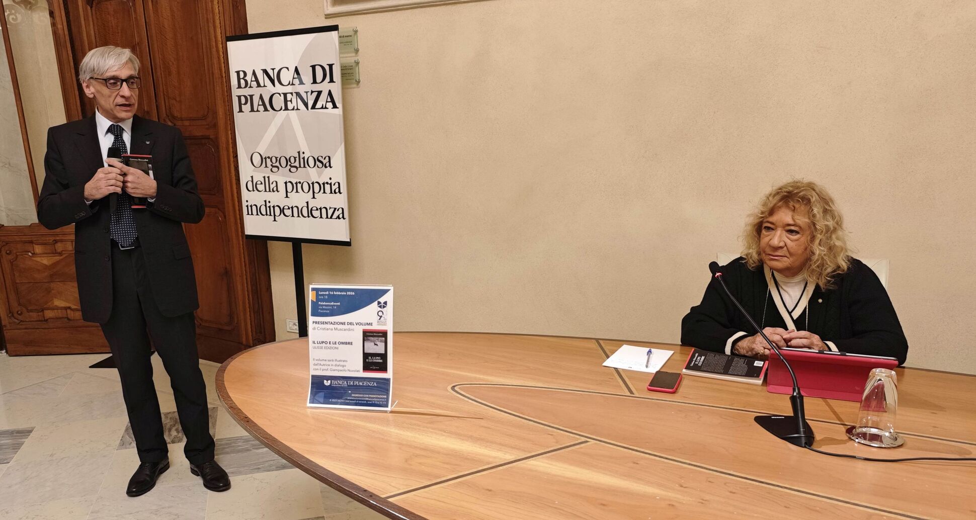 Il saluto del vicepresidente della Banca di Piacenza Domenico Capra