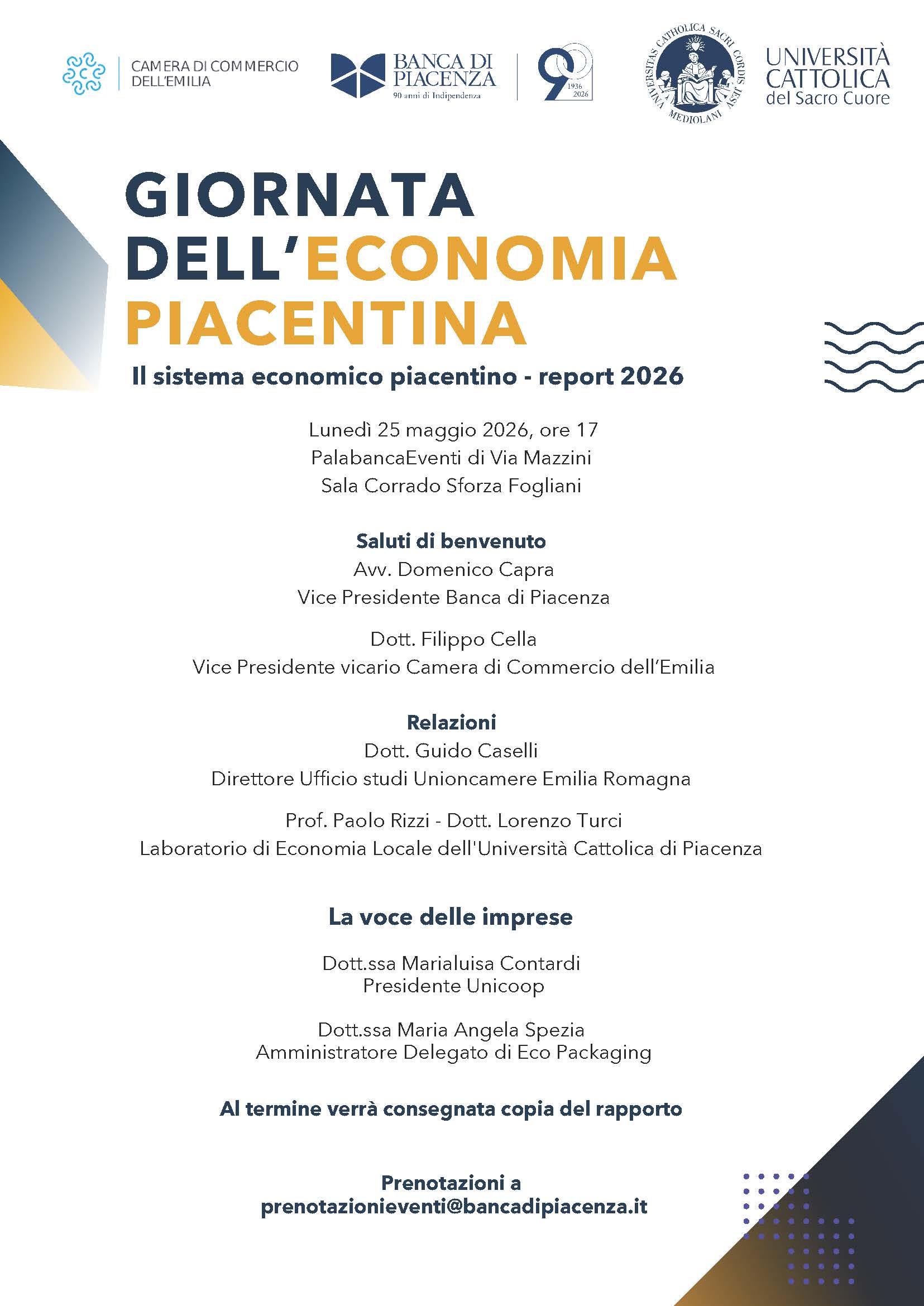 Locandina Giornata economia 2026