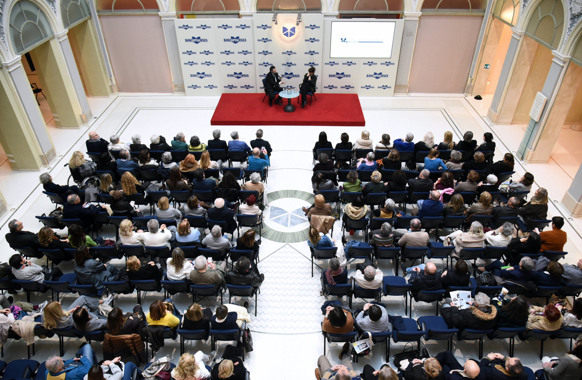 Pubblico numeroso in Sala Corrado Sforza Fogliani. (Fotoservizio Mauro Del Papa)