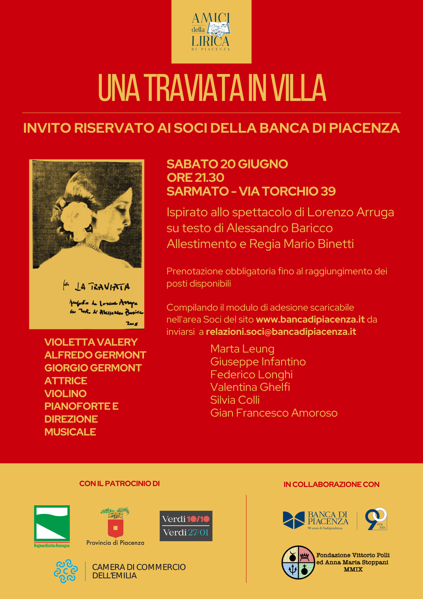 Una traviata in Villa