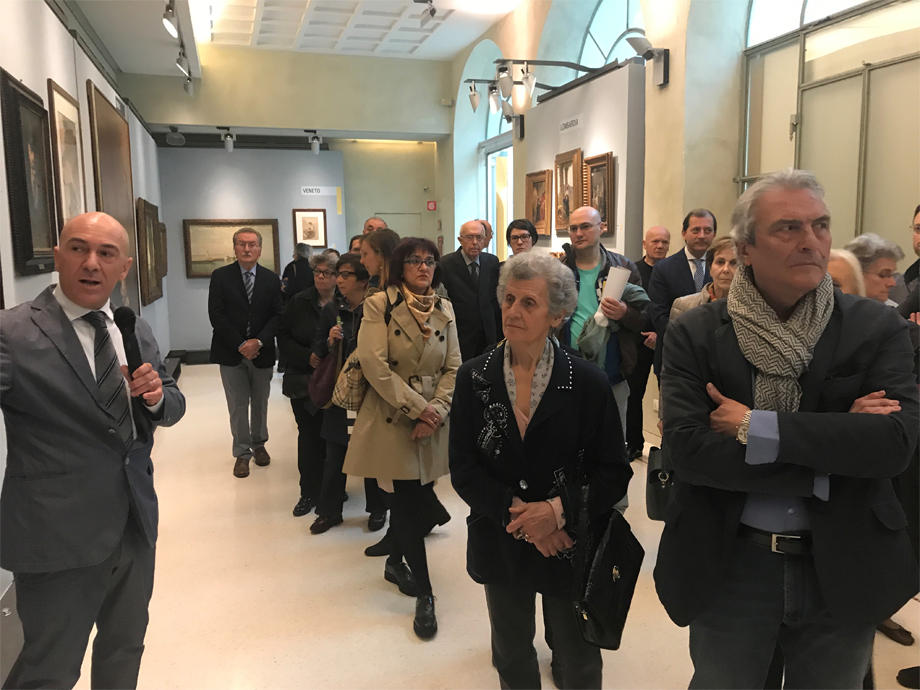 ALLA BANCA DI PIACENZA MOSTRA SUI BELLISIMI QUADRI NEI DEPOSITI DELLA GALLERIA RICCI ODDI