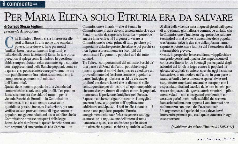 il Giornale, 17.5.'17