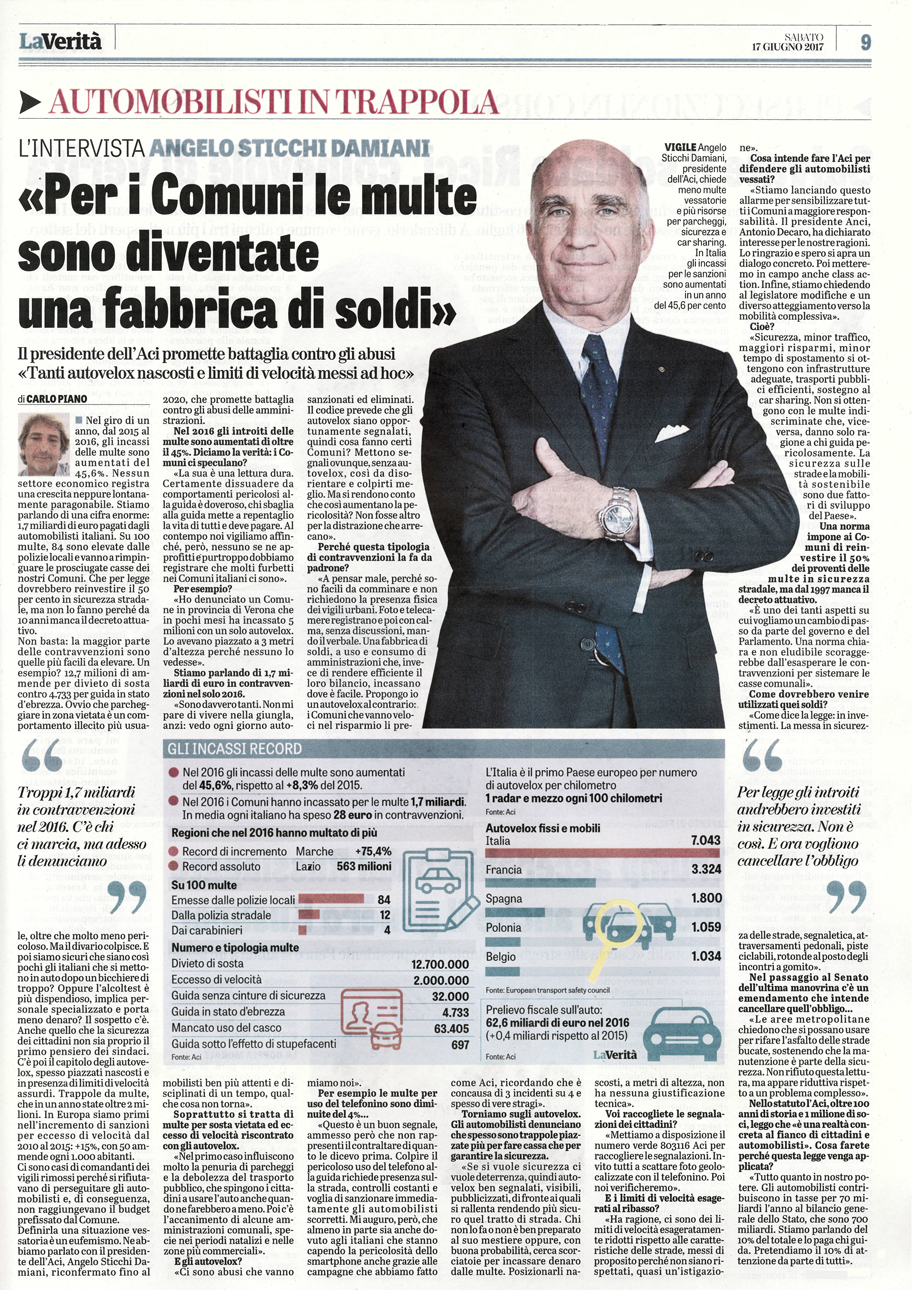 Per i Comuni le multe sono diventate una fabbrica di soldi