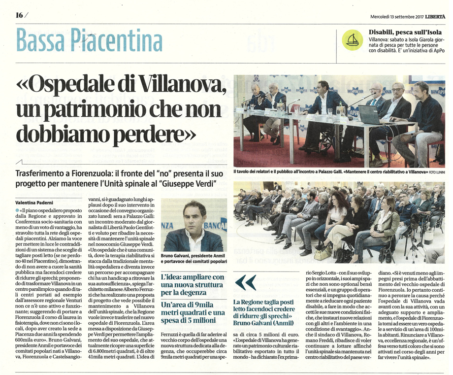 Passato, presente e futuro dell'Ospedale Verdi di Villanova