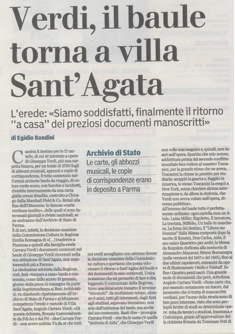 Verdi il baule torna a villa sant'agata_1