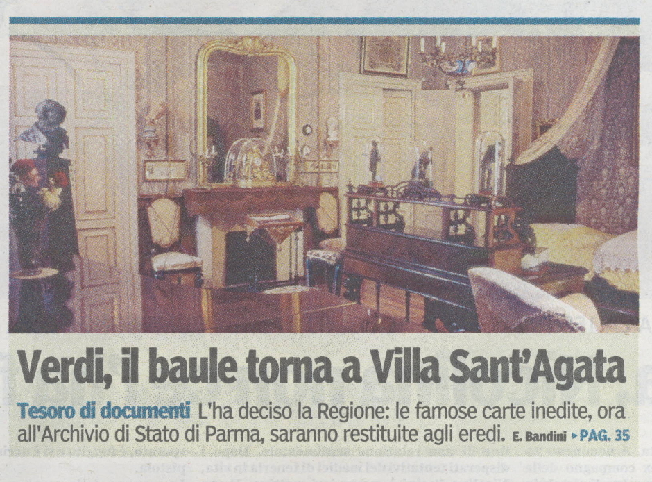 Verdi il baule torna a villa sant'agata_0