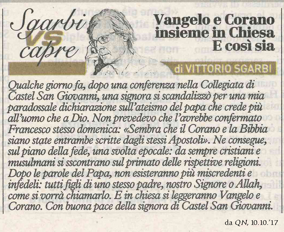 SGARBI VS CAPRE