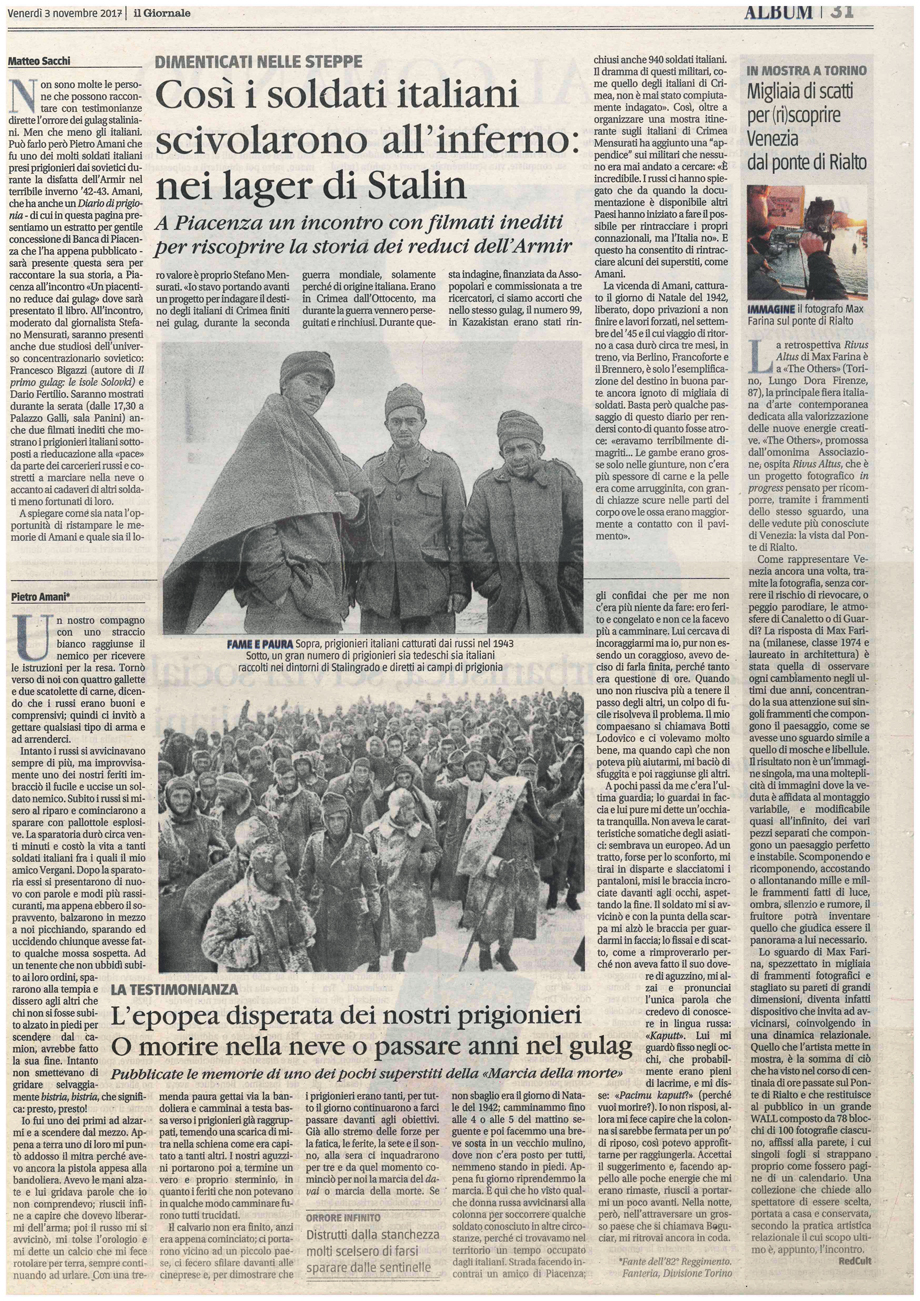Il Giornale, 3.11.'17