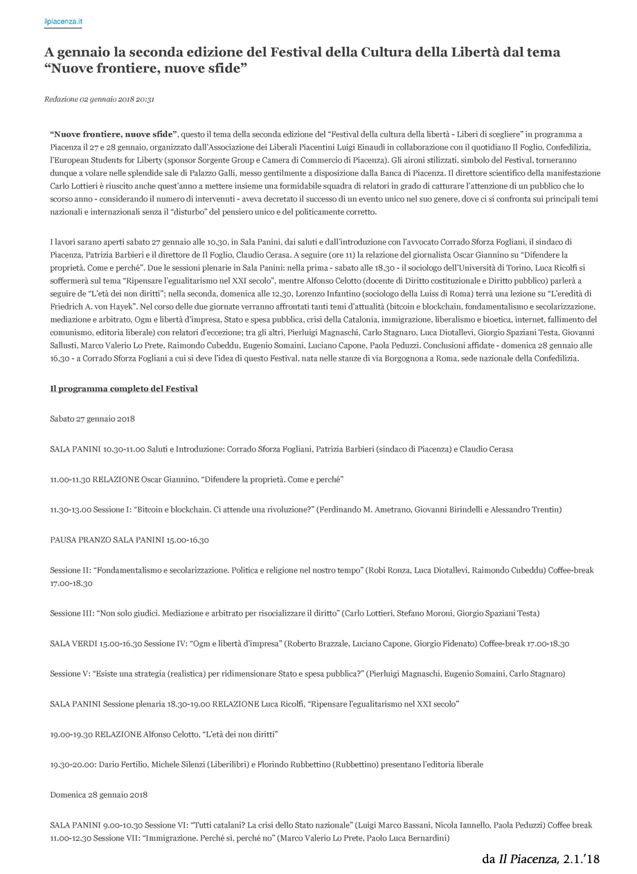 Il Piacenza, 2.1.'18