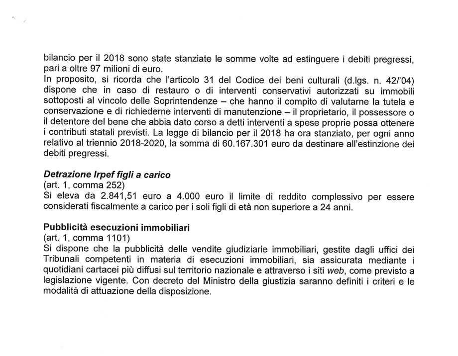LEGGE DI BILANCIO 2018, LE NOVITà PER IL SETTORE IMMOBILIARE