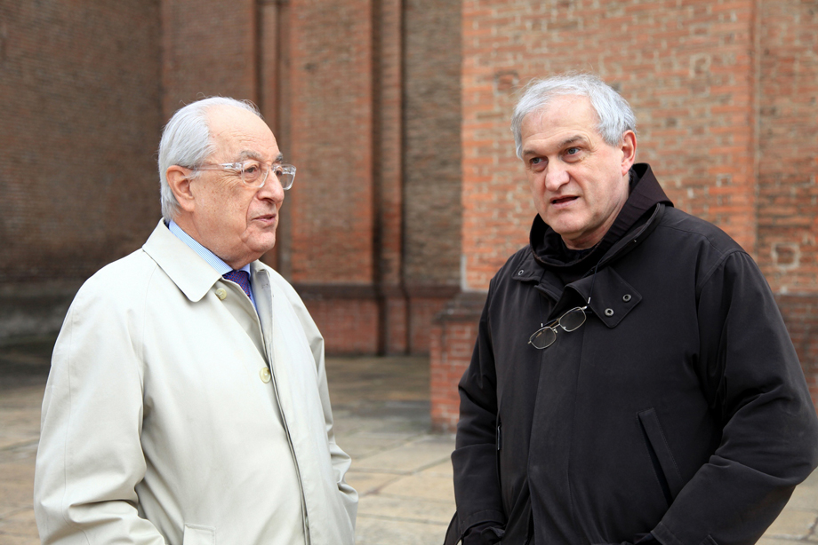 DUE VESCOVI CONTEMPORANEAMENTE ALL'ALTEZZA DEGLI AFFRESCHI DEL PORDENONE