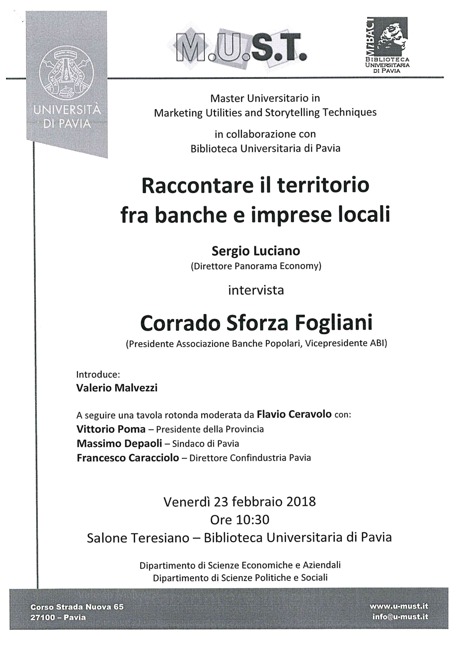 Raccontare il territorio fra le banche e imprese locali