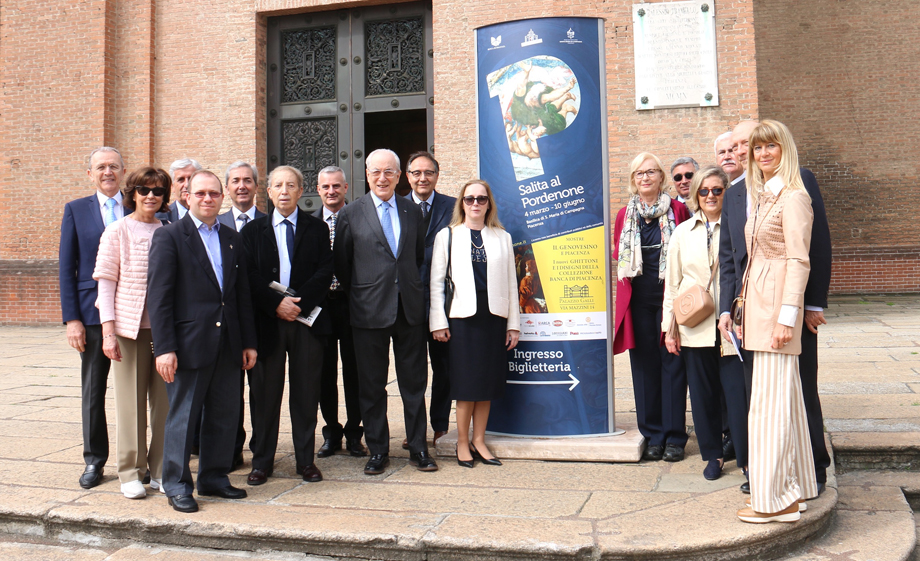 UNA DELEGAZIONE DELL'ORDINE COSTANTINIANO ALLA SALITA AL PORDENONE