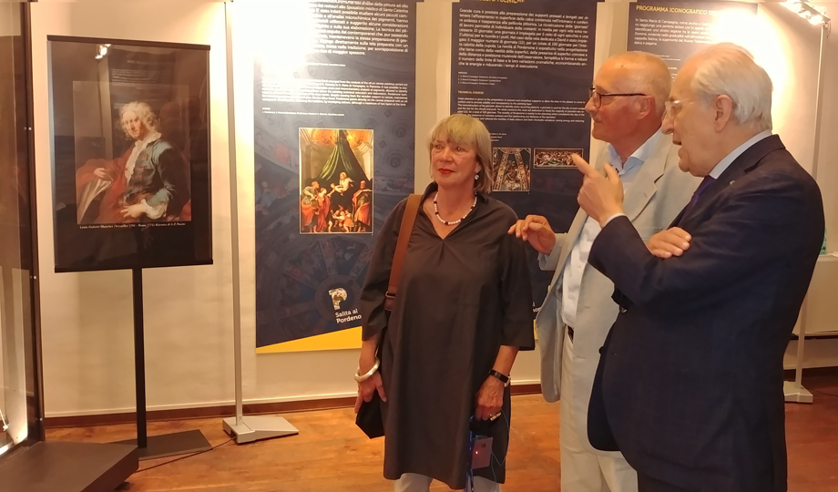 Il direttore emerito della Pinacoteca di Dresda alla Salita al Pordenone con 50 connazionali