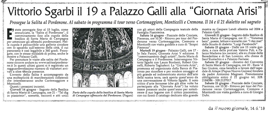 il nuovo giornale, 14.6.'18