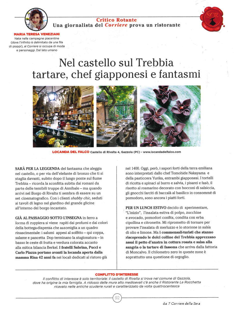 Nel castello sul Trebbia tartare, chef giapponesi e fantasmi