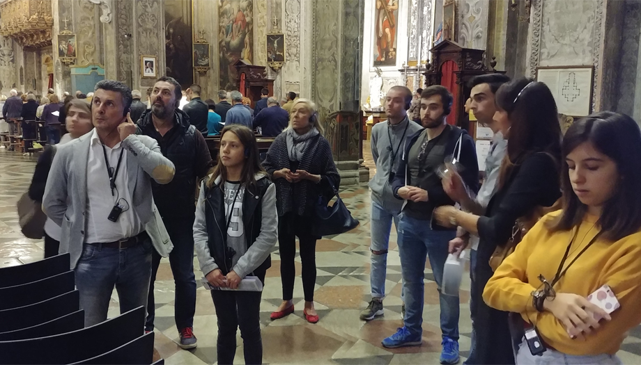 Anche dall'India e dall'Irlanda all'apertura straordinaria della Salita al Pordenone, visitata da mo