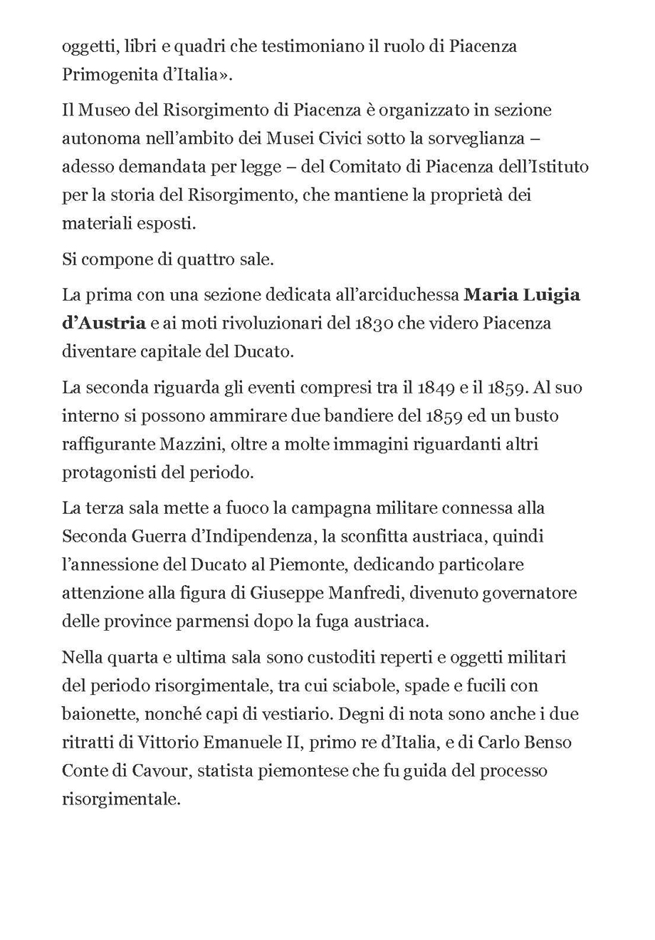 Trent'anni del museo del Risorgimento "Una storia che dà lustro ai piacentini"