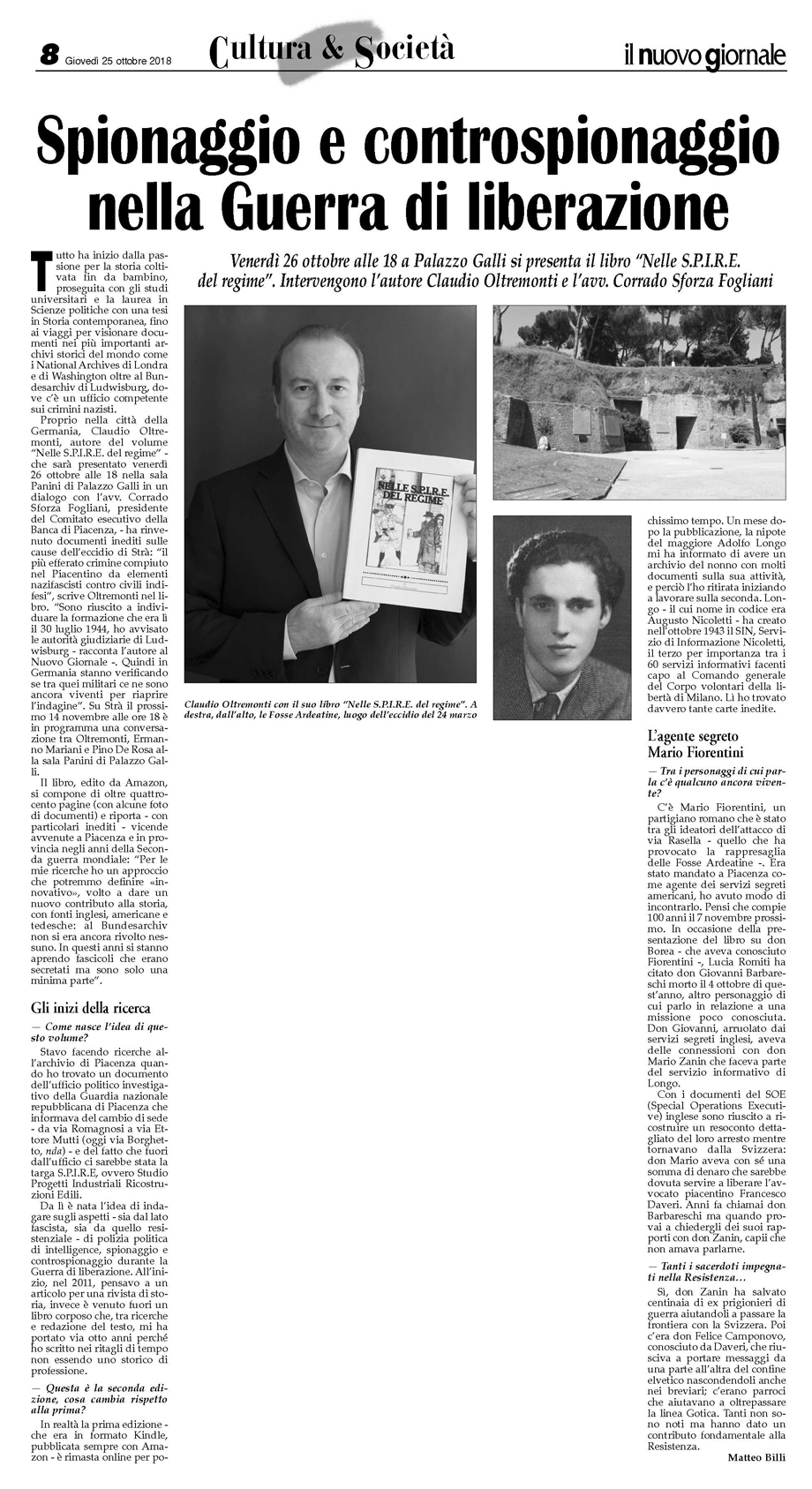 il nuovo giornale, 25.10.'18