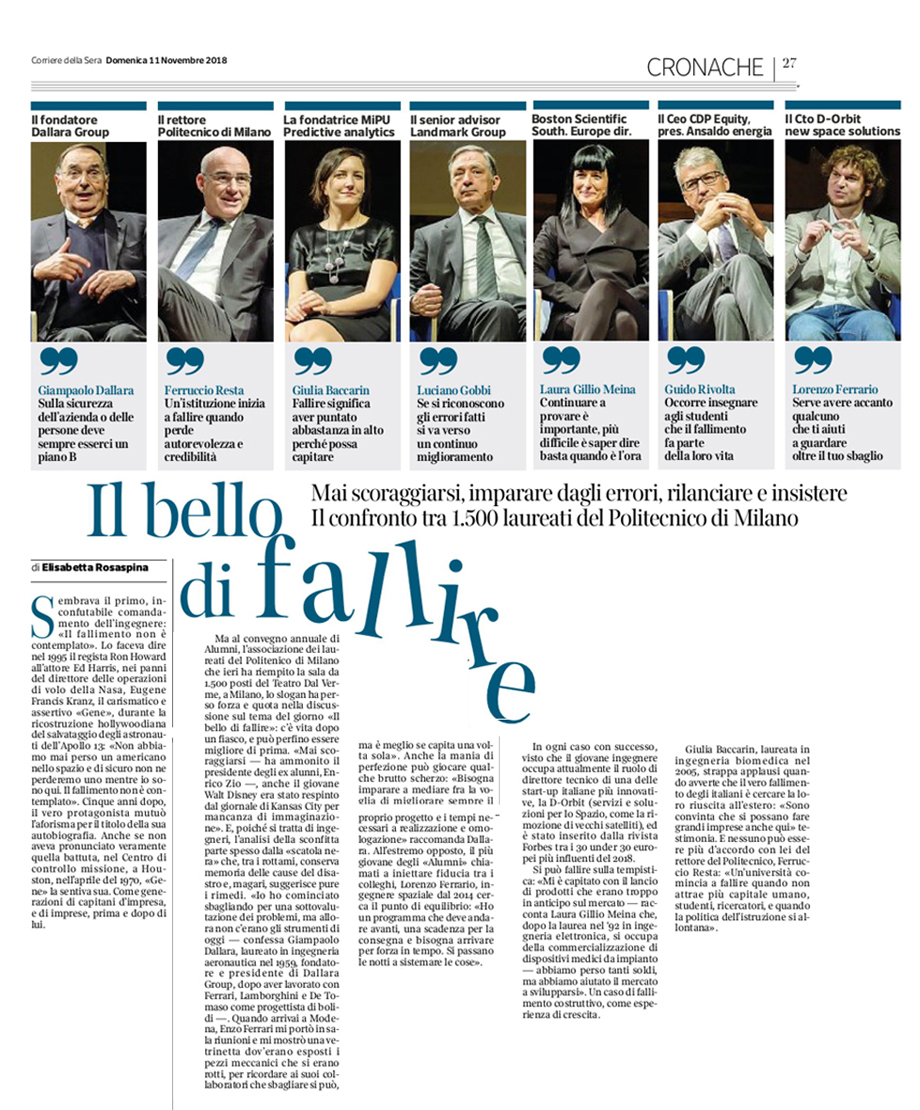 Luciano Gobbi sul Corsera