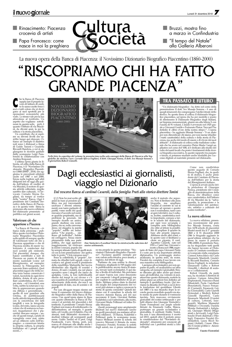 il nuovo giornale, 31.12.'18