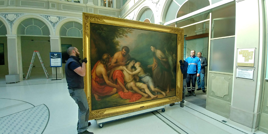 Il Piccio tornato a Palazzo Galli dal prestito al Poldi Pezzoli Milano