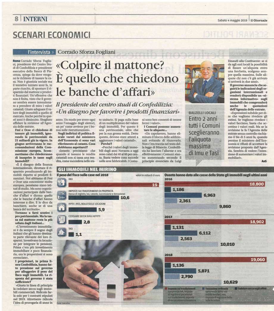 Il Giornale, 4.5.'19
