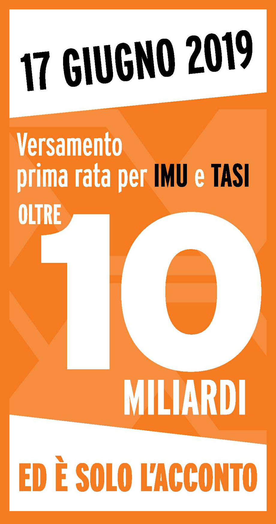 17 giugno versamento prima rata per imu e tasi