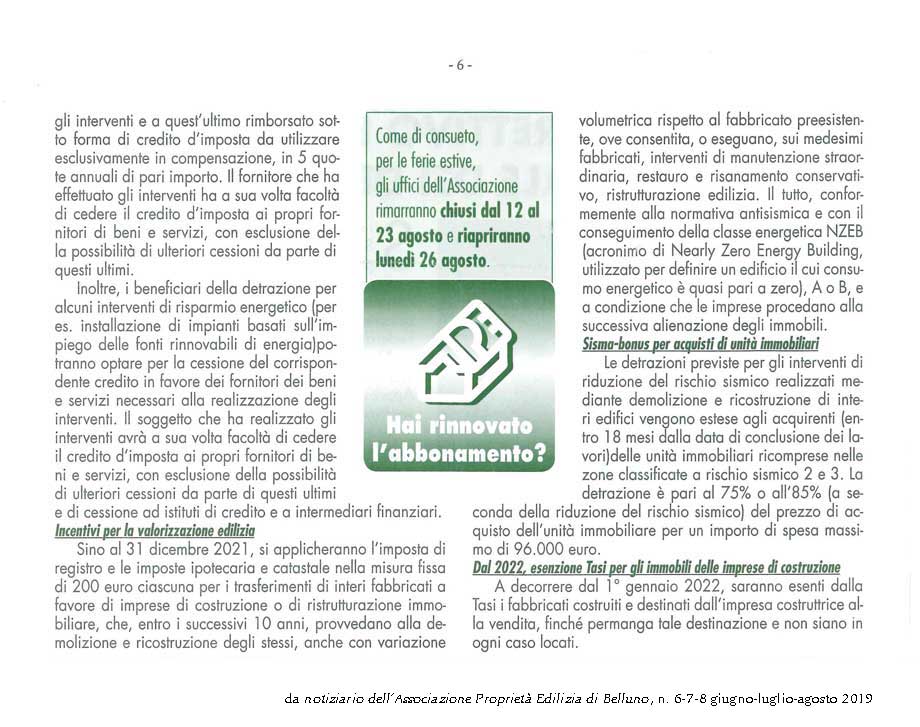 Decreto crescita, le novità per la casa ed il settore immobiliare