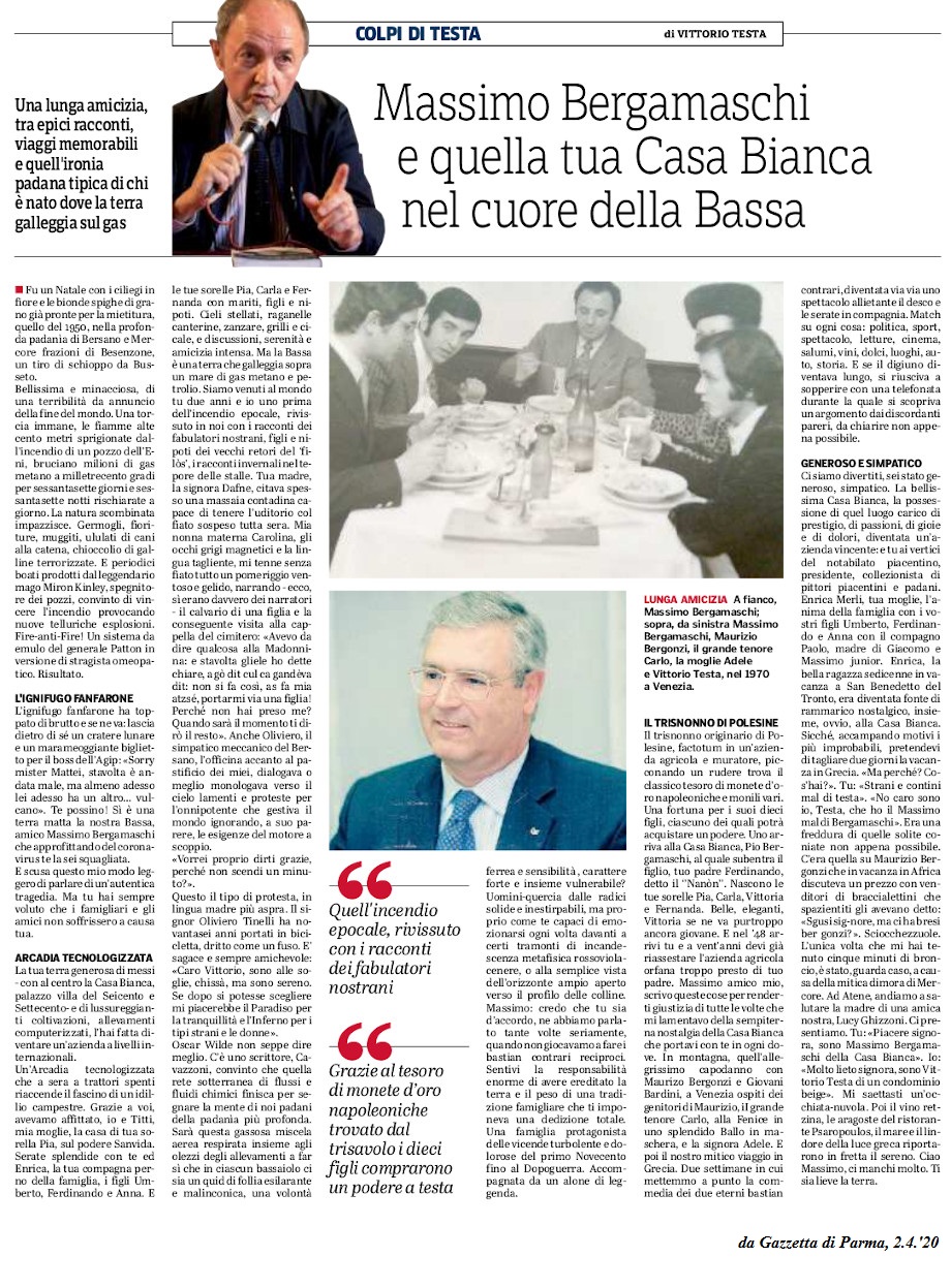 Gazzetta Parma Bergamaschi