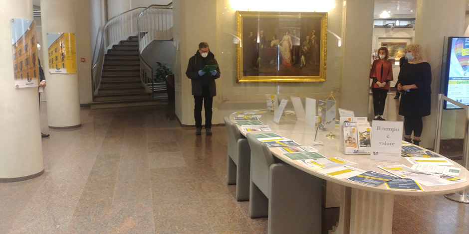 BENEDIZIONE INEDITA ALLA BANCA DI PIACENZA