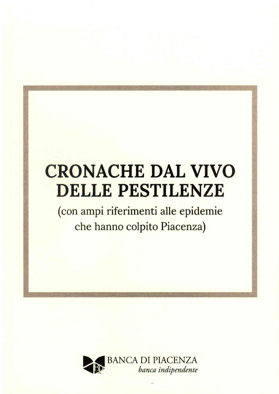 CRONACHE DAL VIVO DELLE PESTILENZE