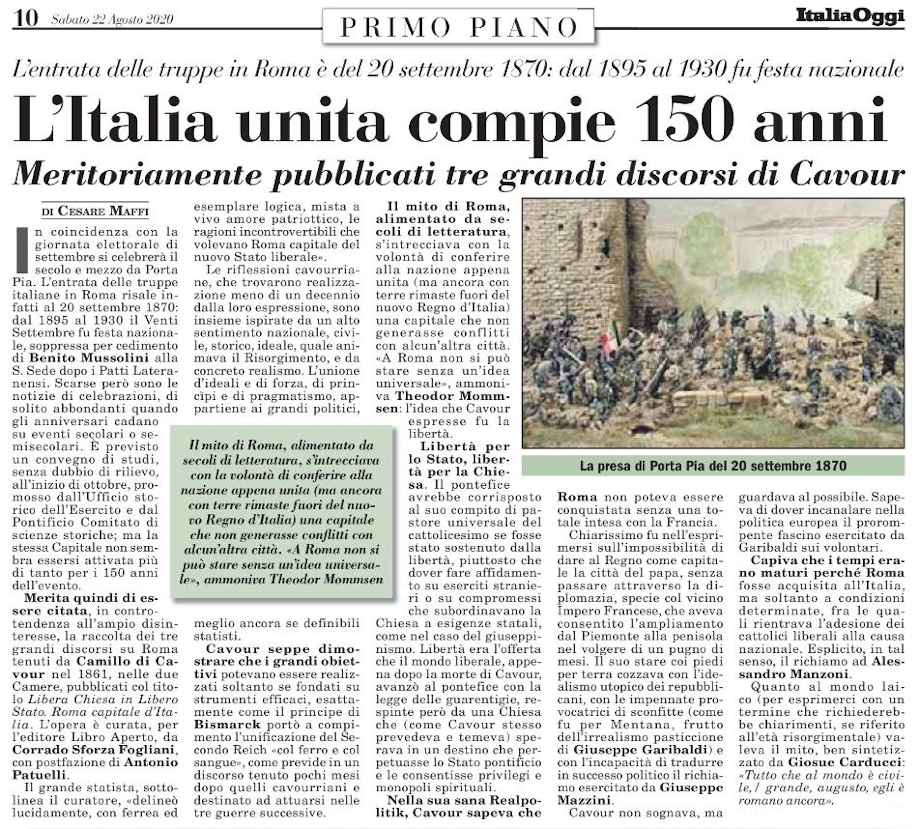 L'italia unita compie 150 anni