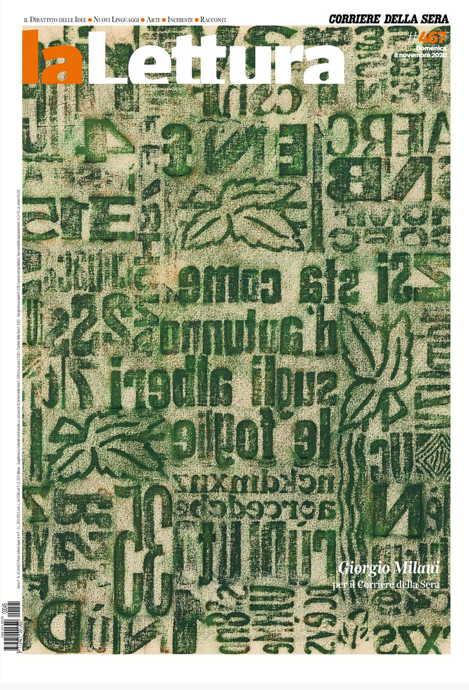 GIORGIO MILANI SU la Lettura