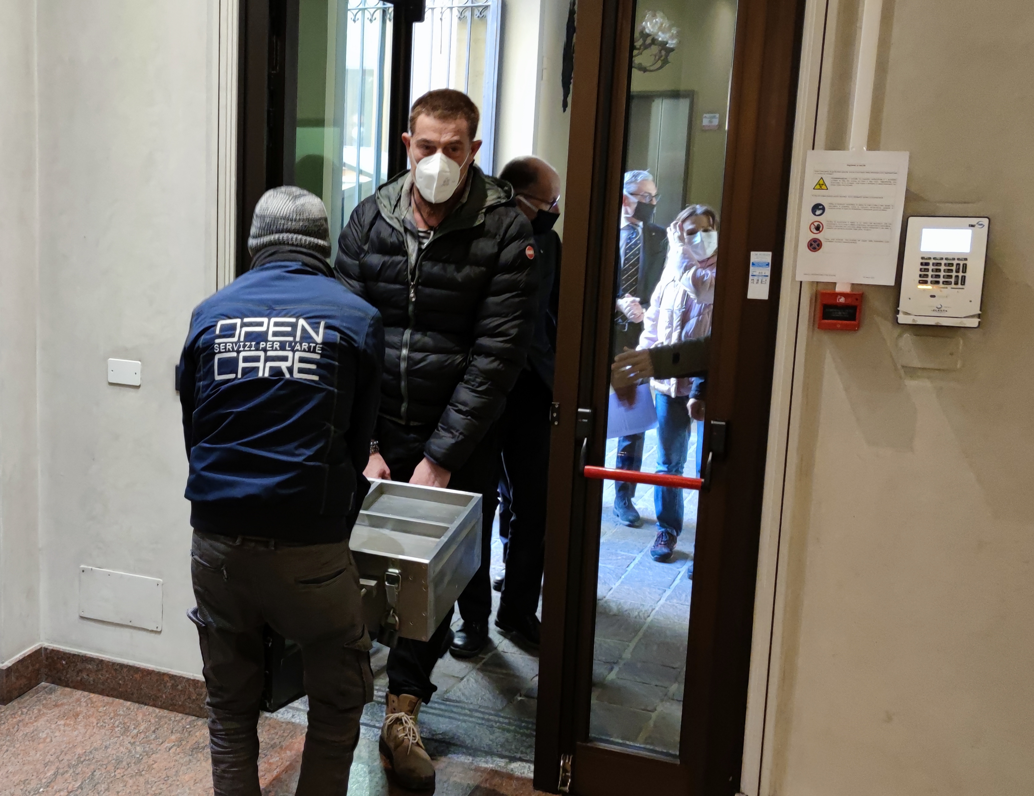 L'ECCE HOMO è GIà A PALAZZO GALLI