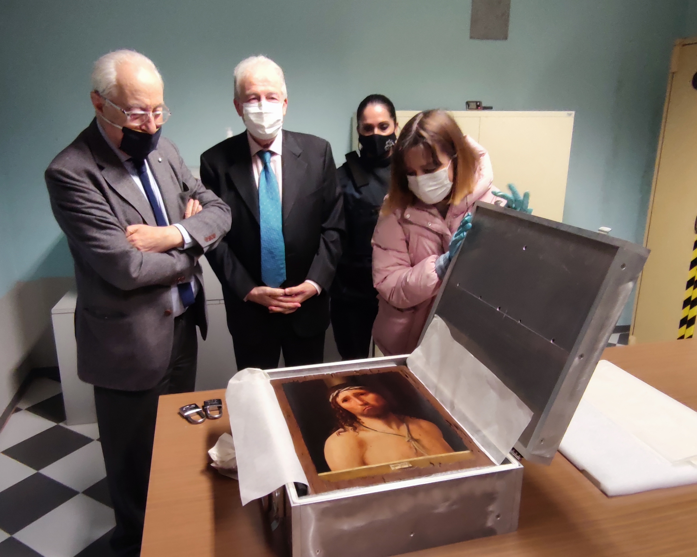 L'ECCE HOMO è GIà A PALAZZO GALLI