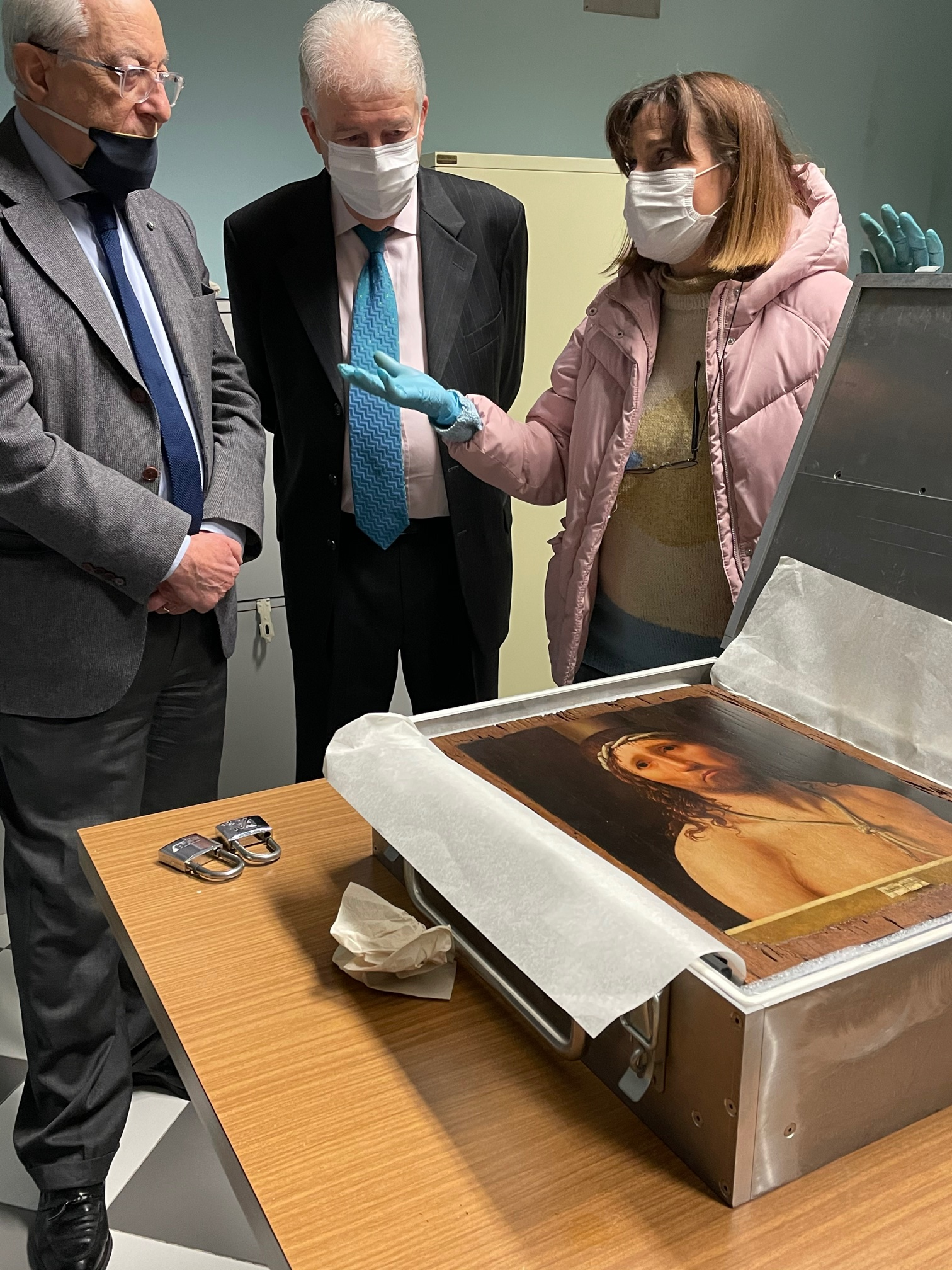 L'ECCE HOMO è GIà A PALAZZO GALLI