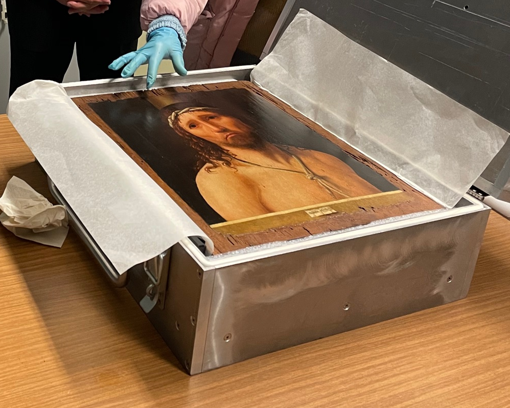 L'ECCE HOMO è GIà A PALAZZO GALLI