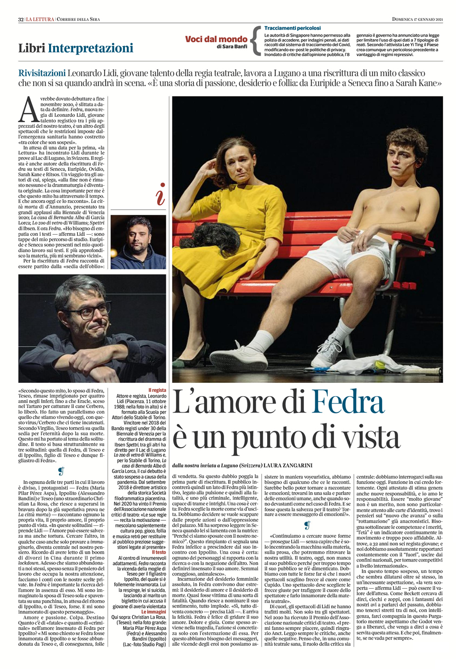 LEONARDO LIDI ATTORE E REGISTA