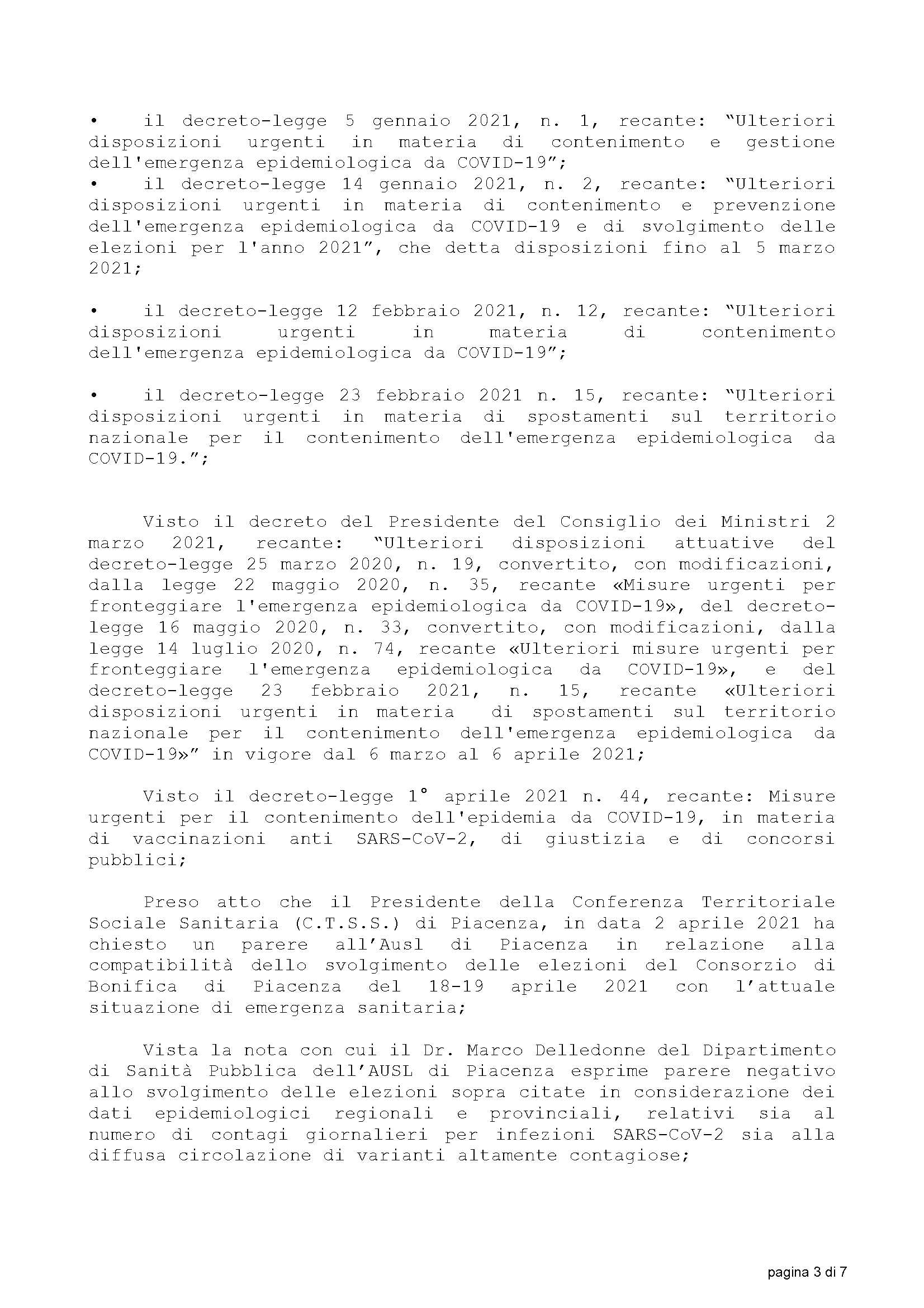 RINVIATE LE ELEZIONI DEL CONSORZIO DI BONIFICA DECRETO DELLA REGIONE