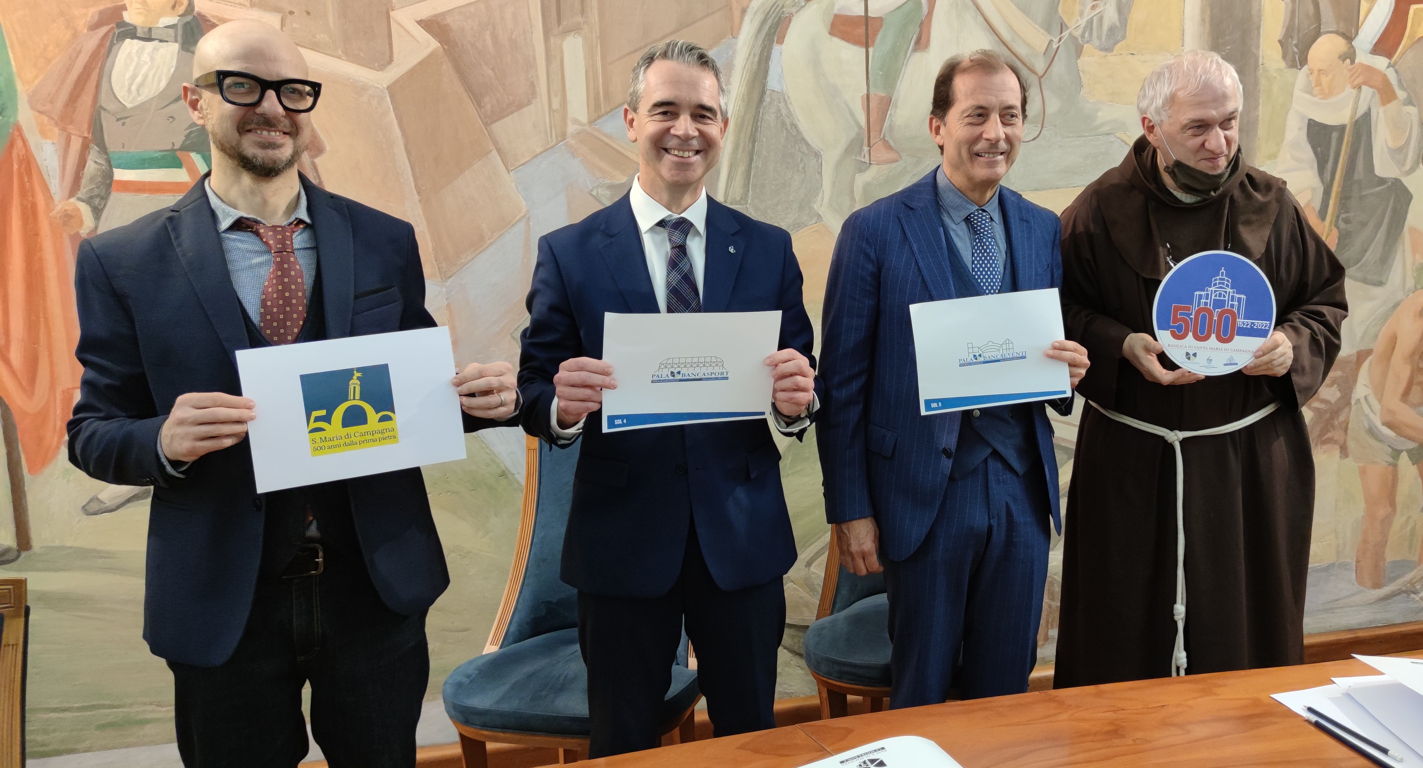 NUOVI LOGHI E NUOVE DENOMINAZIONI PER PALAZZO GALLI E PALABANCA