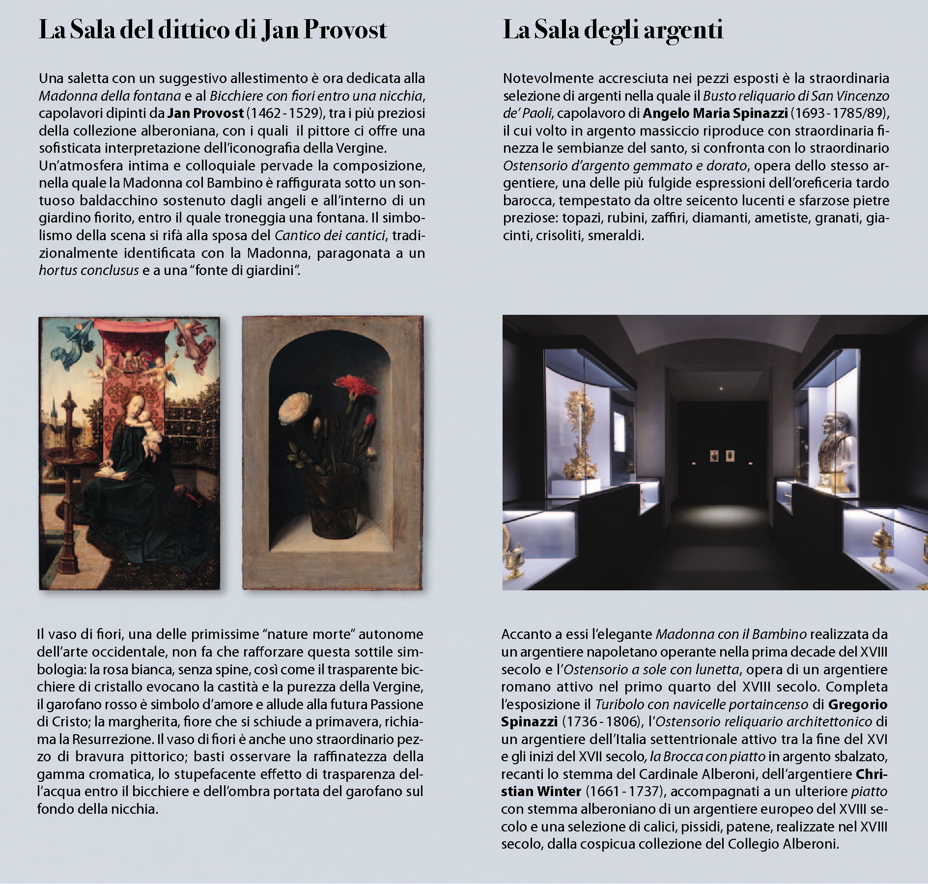 L'APPARTAMENTO DEL CARDINALE AL COLLEGIO ALBERONI