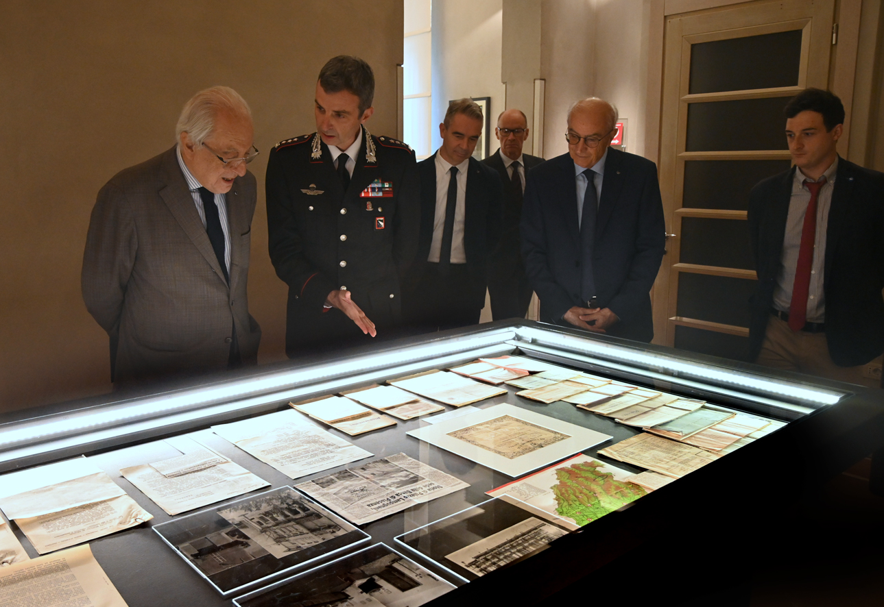 IL NUOVO COMANDANTE DEI CARABINIERI IN VISITA ALLA BANCA DI PIACENZA