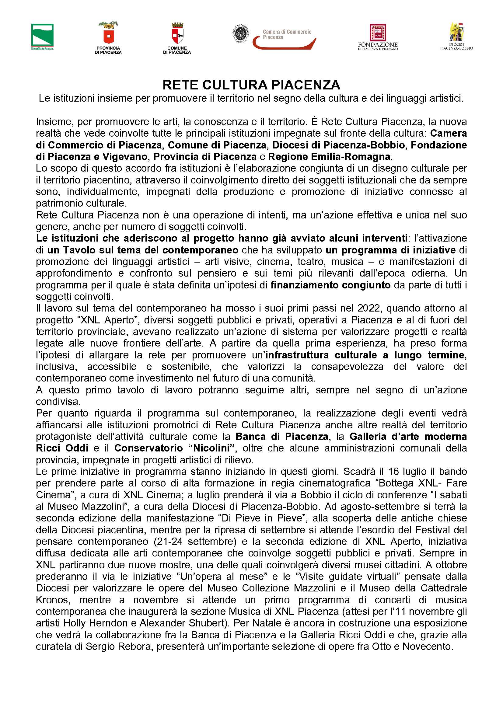 Rete Cultura Piacenza