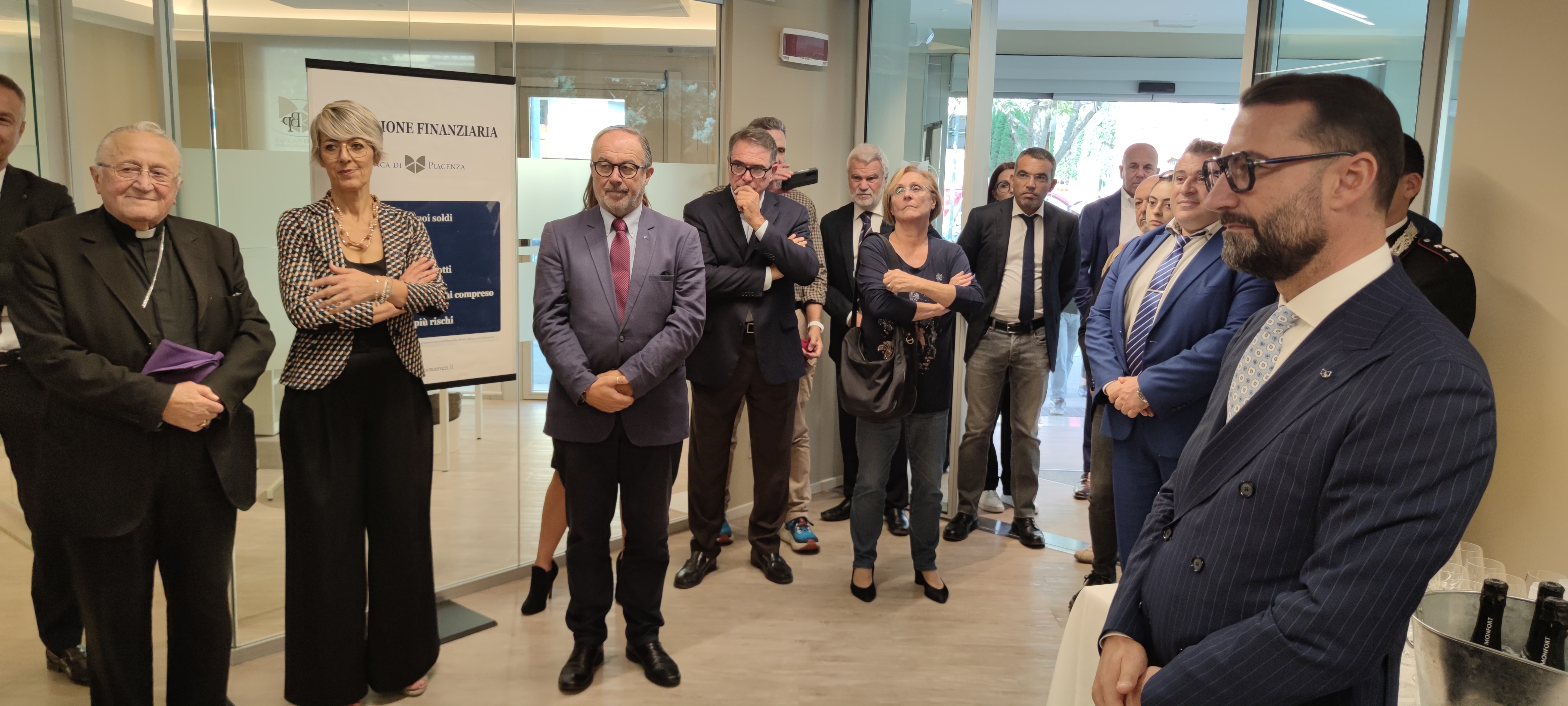 BANCA DI PIACENZA, INAUGURATA LA FILIALE DI MODENA «PORTIAMO QUI IL NOSTRO MODO DI FARE BANCA CON UN