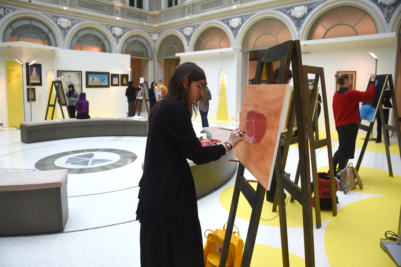 Un laboratorio al PalabancaEventi dello scorso fine settimana