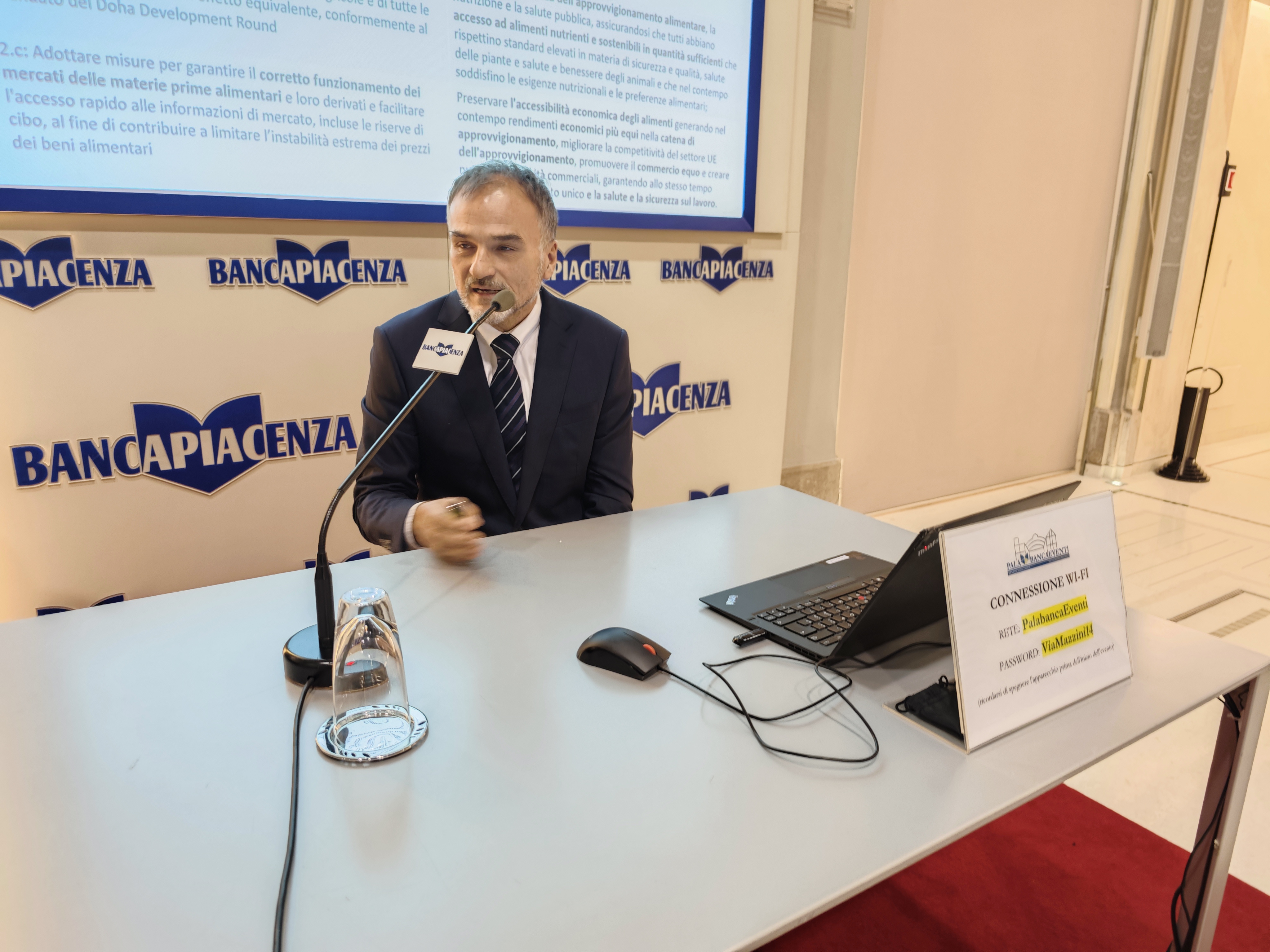 PARTECIPATO CONVEGNO AL PALABANCAEVENTI «LA NOSTRA AGRICOLTURA E' GIA' LA PIU' GREEN D'EUROPA»